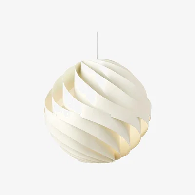 Heal's Gubi Turbo Pendant Light Glossy Alabaster White Large