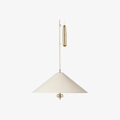 Heal's Gubi A1967 Pendant Light Brass/Canvas