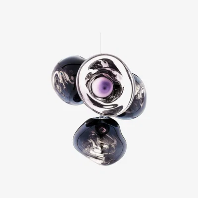 Heal's Tom Dixon Melt LED Chandelier Smoke Small - Heal's UK Lighting