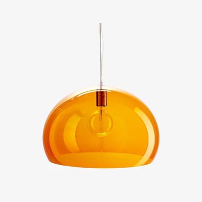 Heal's Kartell FL/Y Pendant Light Orange