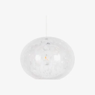Heal's Heal's Speckled Glass Easyfit Pendant Light White