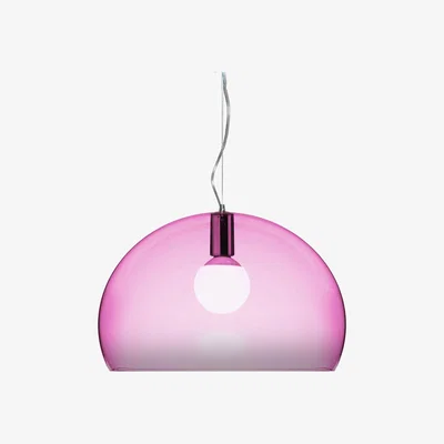Heal's Kartell FLY Light Blue Transparent Pendant - Heal's UK Lighting
