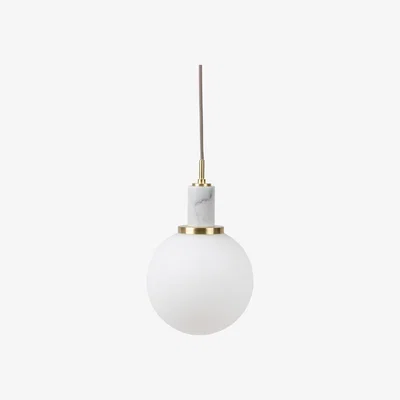 Heal's Heal's Globe Pendant Glass White Marble
