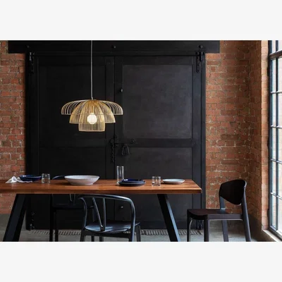 Heal's Heal's Makiko Pendant Light Satin Brass Large