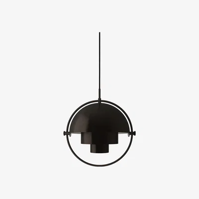 Heal's Gubi MultiLite Pendant Black Brass - Heal's UK Lighting