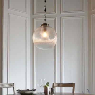 Homebase Frances Pendant Light - Brass