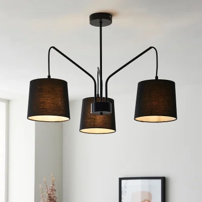 Homebase Wilson Pendant Light - Black