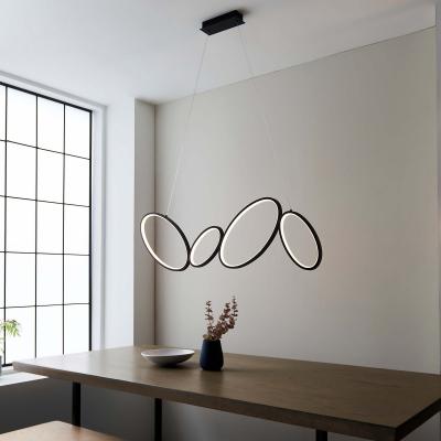 Homebase Torbeg Integrated LED Pendant Ceiling Light - Black