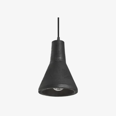 Industville Maribo Wooden Pendant Light - 6 inch