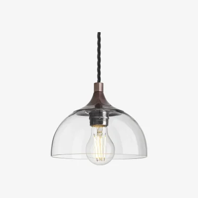 Industville Chelsea Glass Dome Pendant - 8 Inch