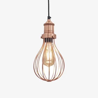 Industville Brooklyn Balloon Cage Pendant - 6 Inch