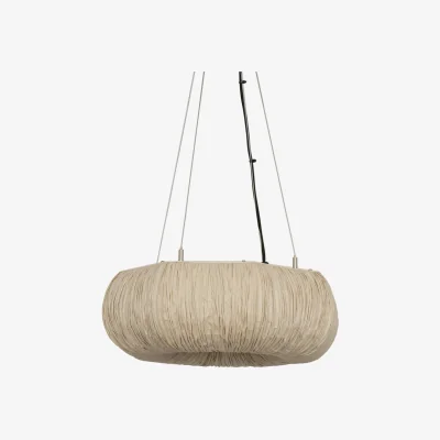 Industville Epping Ring Paper Pendant Light - Ivory