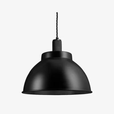 Industville Knurled Dome Pendant - 13 Inch