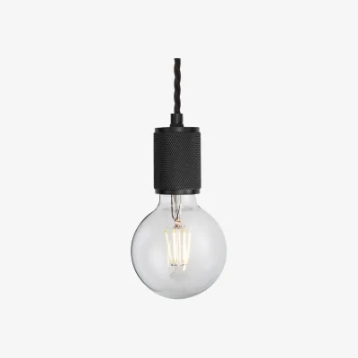 Industville Knurled Edison Pendant Light - 1 Wire