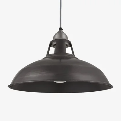 Industville Old Factory Slotted Pendant - 15 Inch
