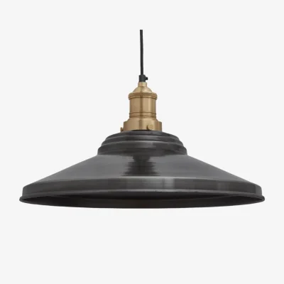 Industville Brooklyn Giant Step Pendant - 18 Inch - Pewter