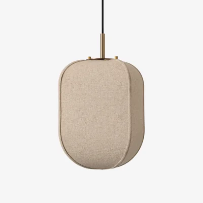 Industville Bloxham Rectangular Pendant Light - Natural
