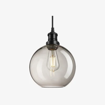 Industville Brooklyn Glass Globe Pendant - 9 Inch