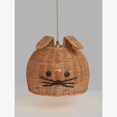 John Lewis John Lewis Bunny Rattan Ceiling Shade