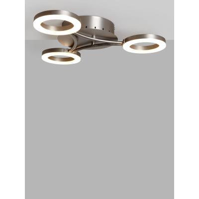 John Lewis John Lewis & Partners Boyd LED 3 Arm Semi Flush Ceiling Light