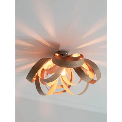 John Lewis Tom Raffield Skipper Semi Flush Ceiling Light