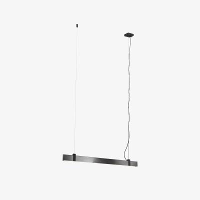 John Lewis Nordlux Lilt Bar Ceiling Light, Dark Grey Steel