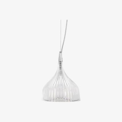 John Lewis Kartell E Pendant Ceiling Light, Crystal