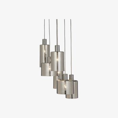 John Lewis John Lewis & Partners Pluto 6 Pendant Cluster Ceiling Light, Smoke