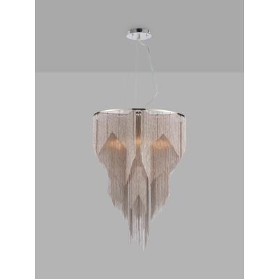 John Lewis Bay Lighting Villa Ceiling Light, Silver