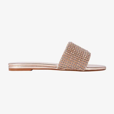 John Lewis Carvela Spotlight Crystal Embellished Flat Sandals