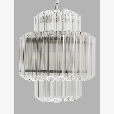John Lewis Pure White Lines Piccolo Palermo Ceiling Light