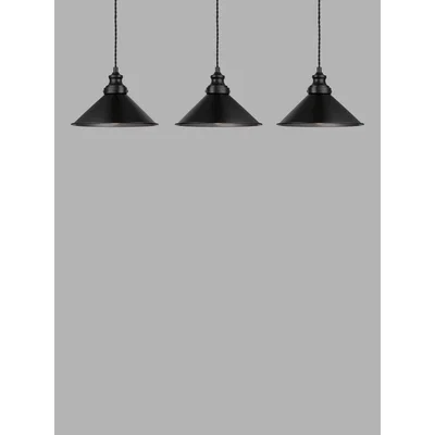 John Lewis John Lewis & Partners Tobias 3 Pendant Diner Ceiling Light