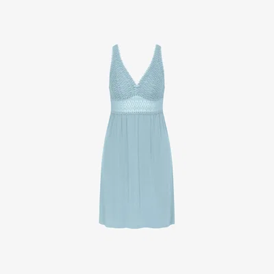 John Lewis Triumph Aura Spotlight NDK 03 X Nightdress, Silver Blue