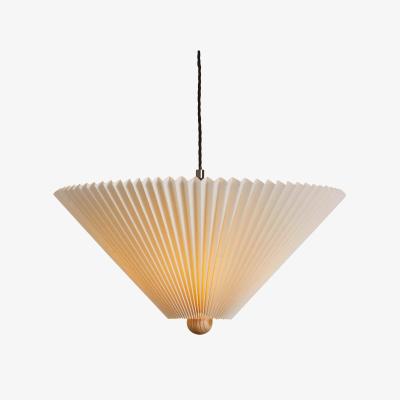 John Lewis MADE Lila Pleated Shade Ceiling Light, Cream