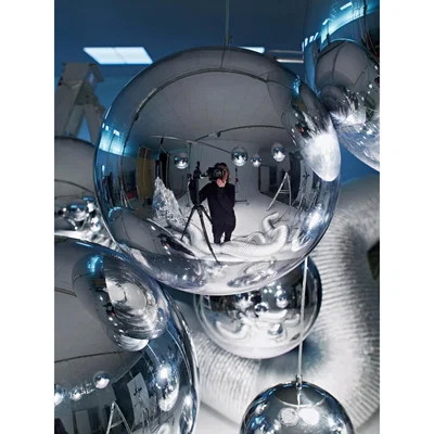 John Lewis Tom Dixon Mirror Ball LED Ceiling Light, Dia.40cm