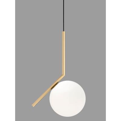 John Lewis Flos IC S1 Ceiling Light, 20cm, Brushed Brass