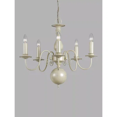 John Lewis Impex Bologna 5 Arm Chandelier Ceiling Light
