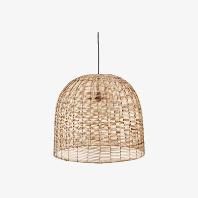 John Lewis Nkuku Noko Wicker Dome Pendant Ceiling Light, Natural