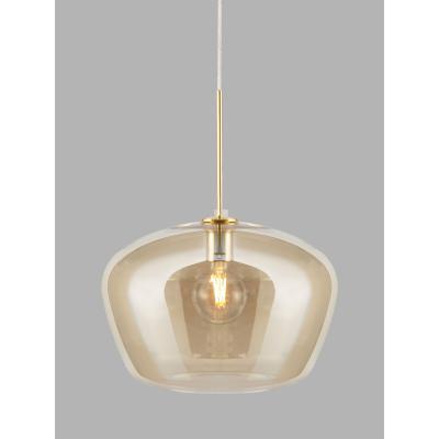 John Lewis John Lewis & Partners Lustre Glass Ceiling Light, Gold