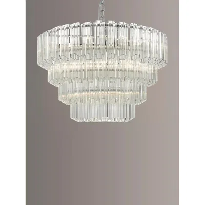 John Lewis Där Tuvalu Glass Pendant Ceiling Light, Clear