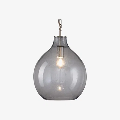 John Lewis John Lewis & Partners Selsey Glass Ceiling Light, Blue