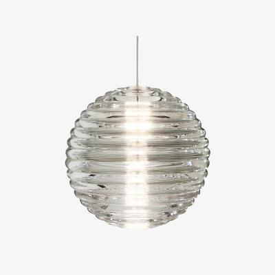 John Lewis Tom Dixon Press Sphere Glass Pendant Ceiling Light, Clear