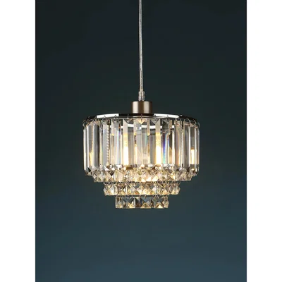 John Lewis Laura Ashley Vienna Crystal Glass Easy-to-Fit Ceiling Shade