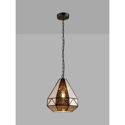 John Lewis John Lewis & Partners Mercury Glass Ceiling Light, Antique Brass