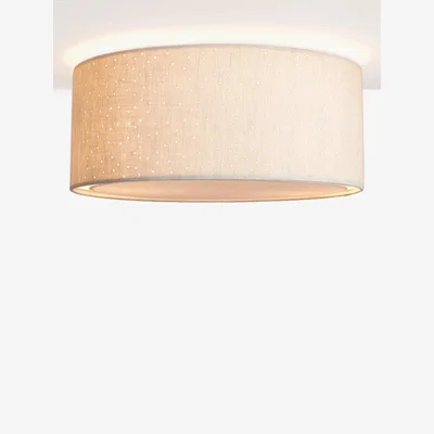 John Lewis John Lewis & Partners Alice Semi Flush Ceiling Light, Natural