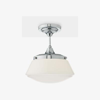 John Lewis Där Caden Semi Flush Ceiling Light, Polished Chrome