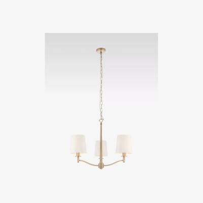 John Lewis Bay Lighting Eleanor 3 Arm Ceiling Light, Antique Brass