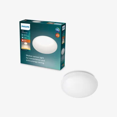 John Lewis Philips Shan CL253 LED Motion Sensor Ceiling Light, White