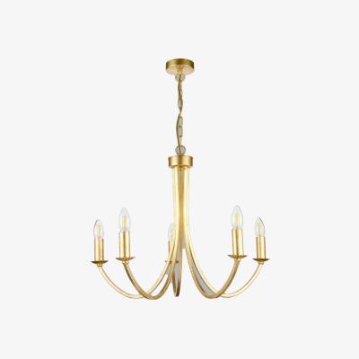 John Lewis John Lewis Belle 5 Light Candelabra Ceiling Light, Gold