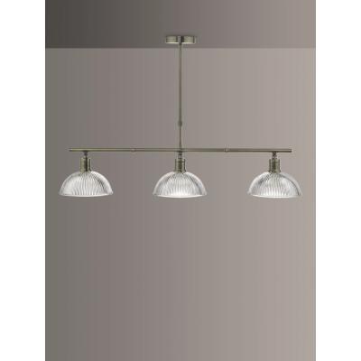 John Lewis Där Dara Bar Ceiling Light, Antique Brass